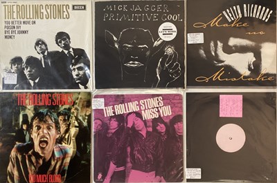 Lot 908 - THE ROLLING STONES & RELATED - 12" PLUS SHAPED RELEASES (INCLUDING PROMOS)