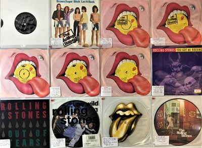 Lot 915 - THE ROLLING STONES - 7" COLLECTION (70s/2000s)