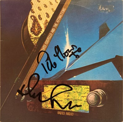 Lot 358 - ELVIS COSTELLO SIGNED ITEMS.