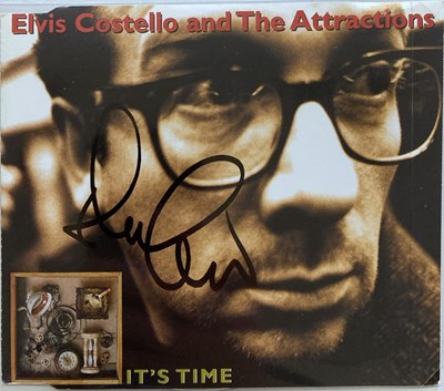 Lot 358 - ELVIS COSTELLO SIGNED ITEMS.