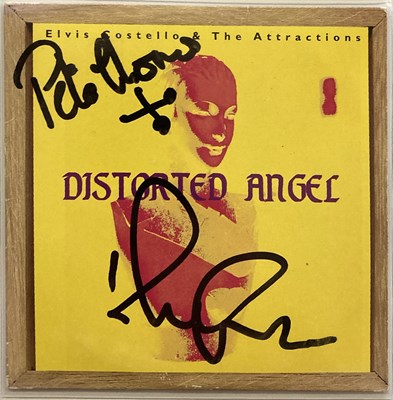 Lot 358 - ELVIS COSTELLO SIGNED ITEMS.