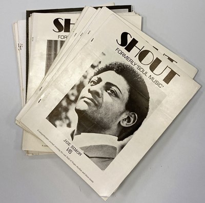 Lot 81 - BLUES / JAZZ MAGAZINES INC EARLY JAMES BROWN PROGRAMME.