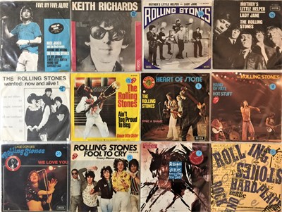 Lot 923 - THE ROLLING STONES - 7" COLLECTION (70s ONWARDS)