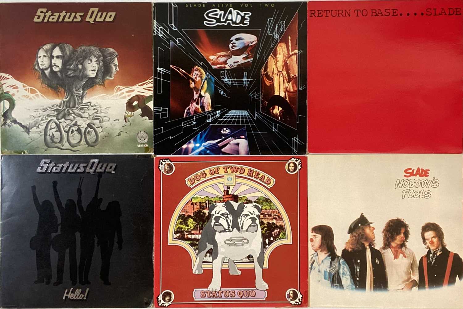 Lot 785 - SLADE/ STATUS QUO - LP COLLECTION
