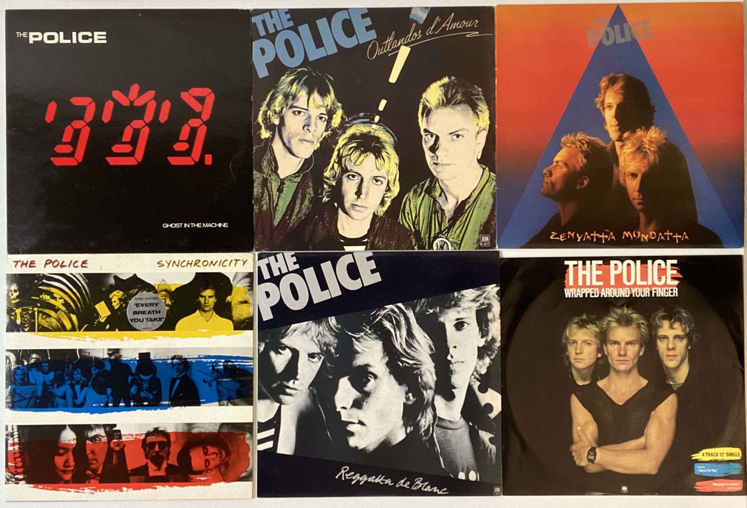 Lot 900 - THE POLICE - LP & 7" COLLECTION