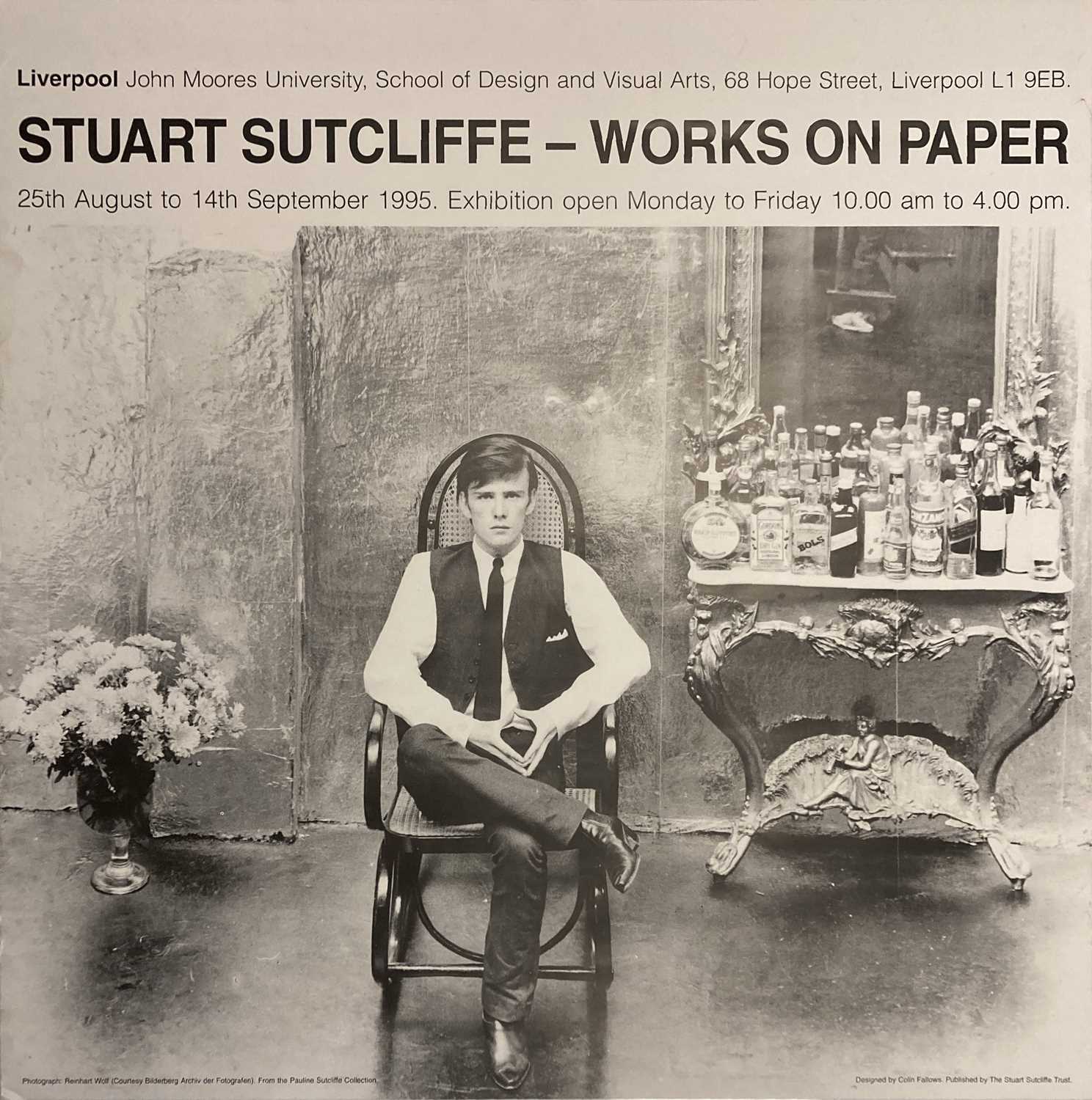 Lot 477 - STUART SUTCLIFFE EXHIBITION POSTER.