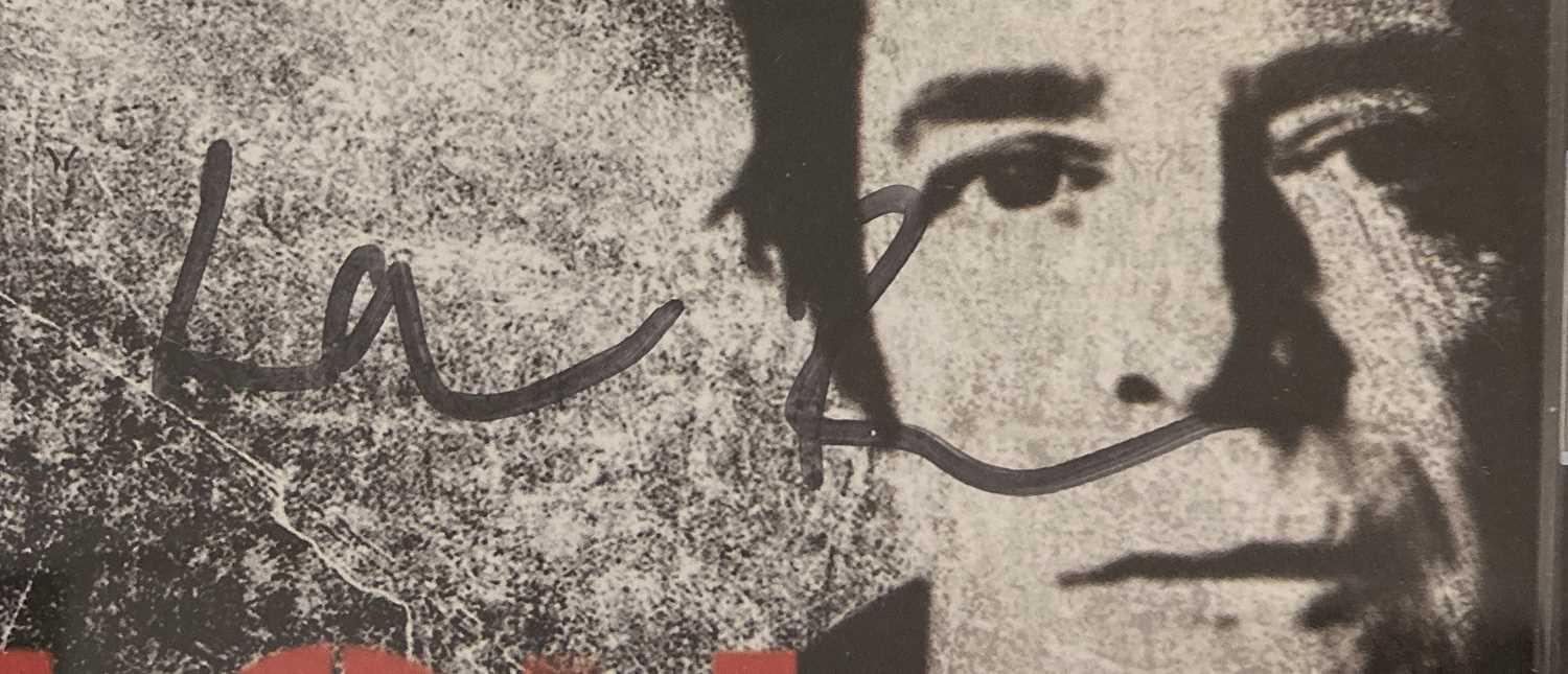 Lot 368 - LOU REED SIGNED CD AND PROMOTIONAL