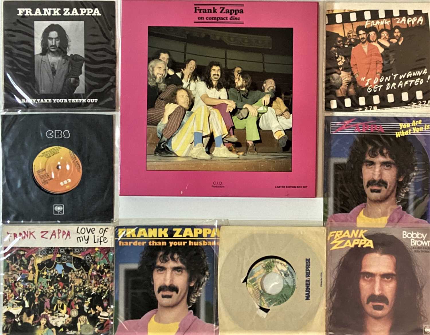 Lot 804 - FRANK ZAPPA - CDs/ 7" & DVDs