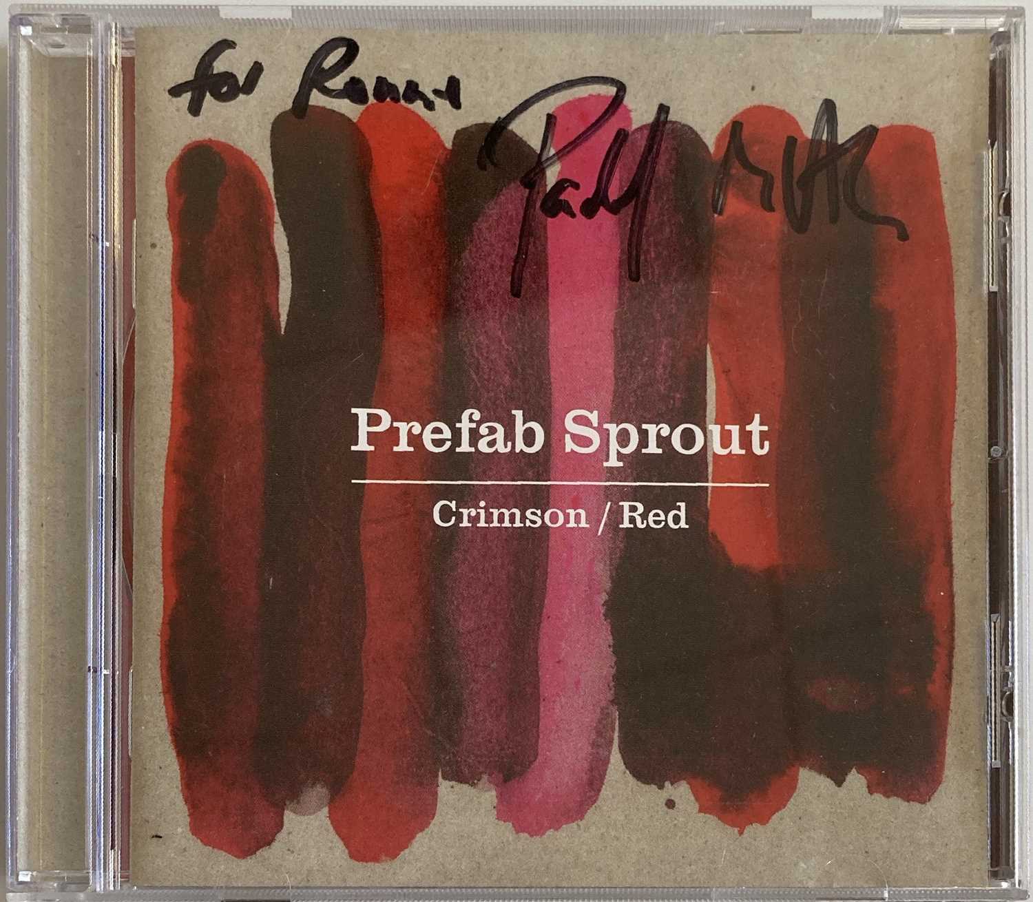 Lot 377 - PREFAB SPROUT - PADDY MCALOON SIGNED ITEMS.