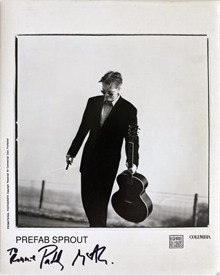 Lot 377 - PREFAB SPROUT - PADDY MCALOON SIGNED ITEMS.