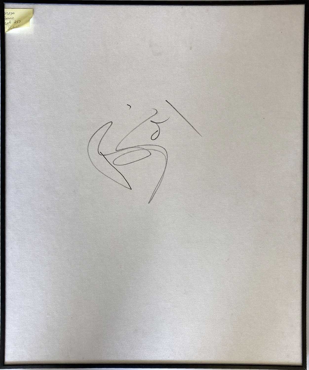 Lot 499 - DAVID BOWIE AUTOGRAPH.