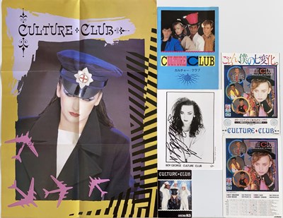 Lot 381 - CULTURE CLUB AUTOGRAPHS AND MEMORABILIA.