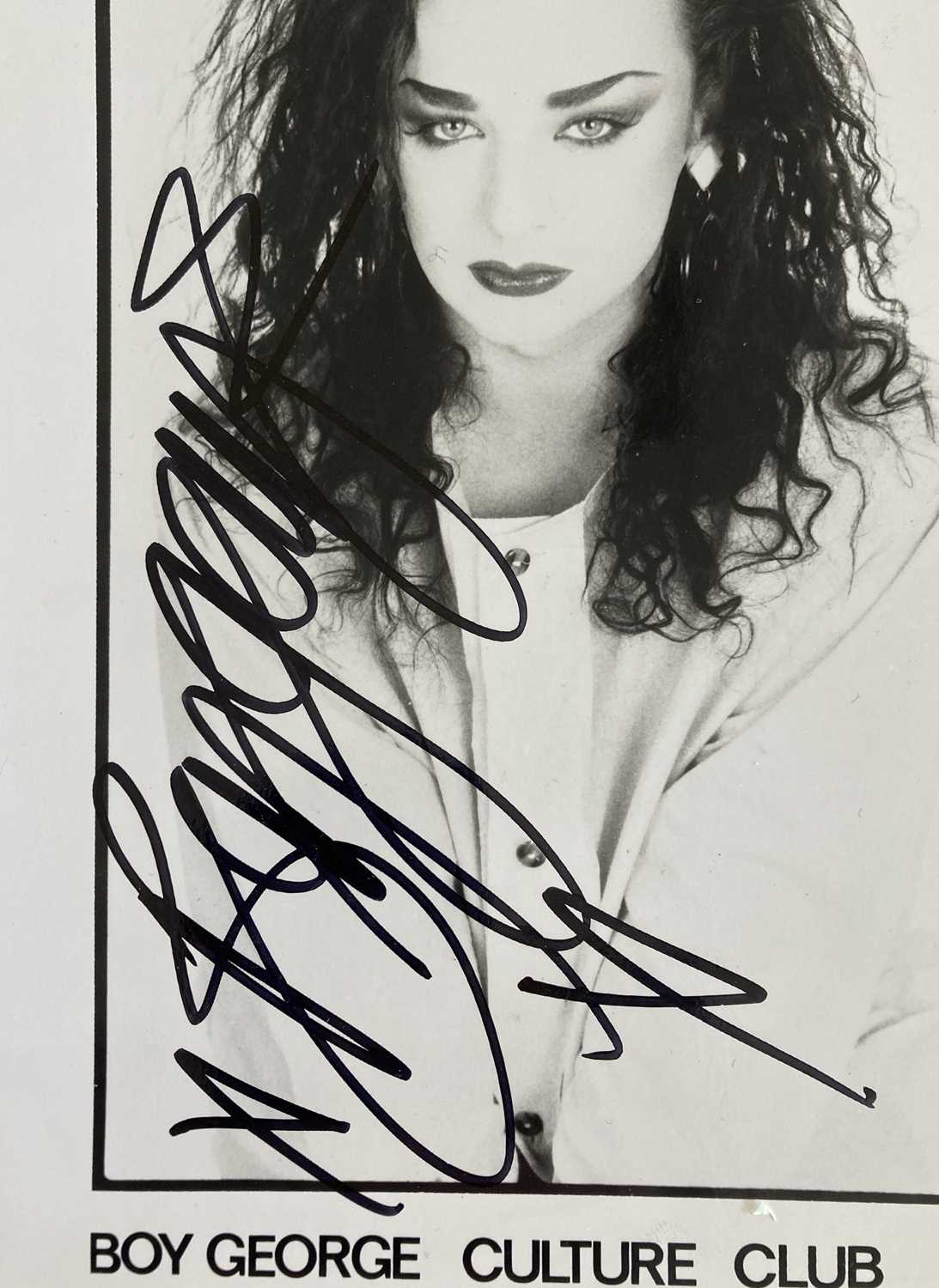 Lot 381 Culture Club Autographs And Memorabilia