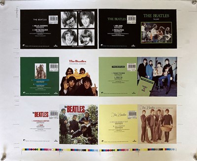 Lot 487 - BEATLES PRINTERS PROOF SHEETS.