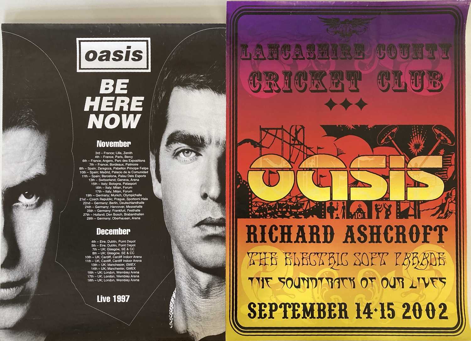 Lot 515 - OASIS POSTERS.