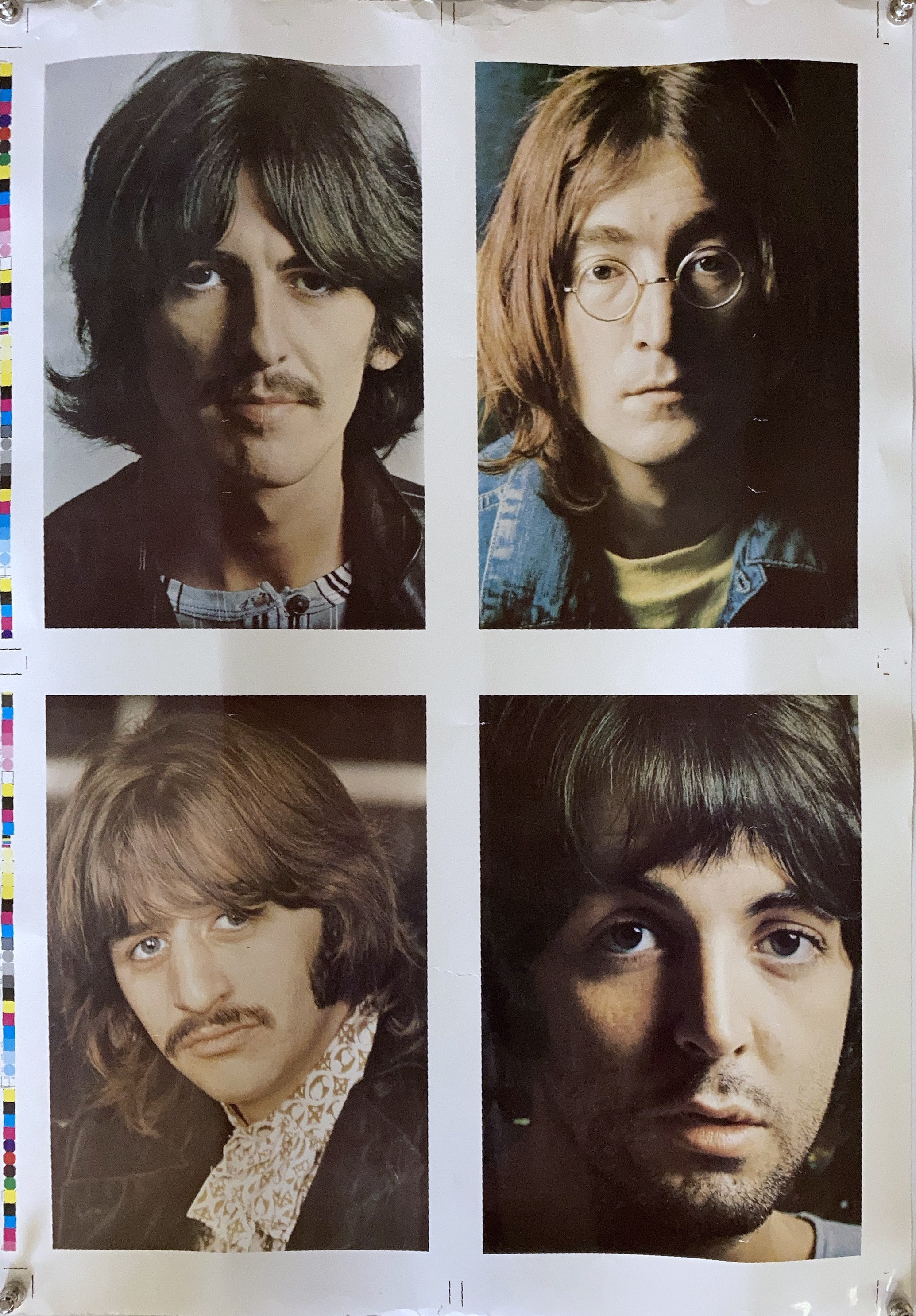 Lot 481 - BEATLES PRINTERS PROOF SHEETS.