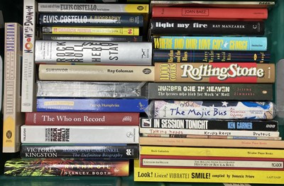 Lot 84 - MUSIC BOOKS - CLASSIC ROCK AND POP.