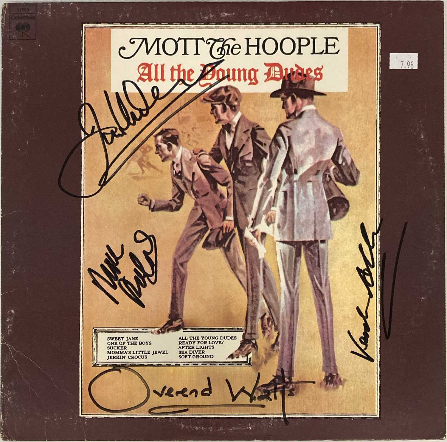 Lot 387 - MOTT THE HOOPLE SIGNED LP.