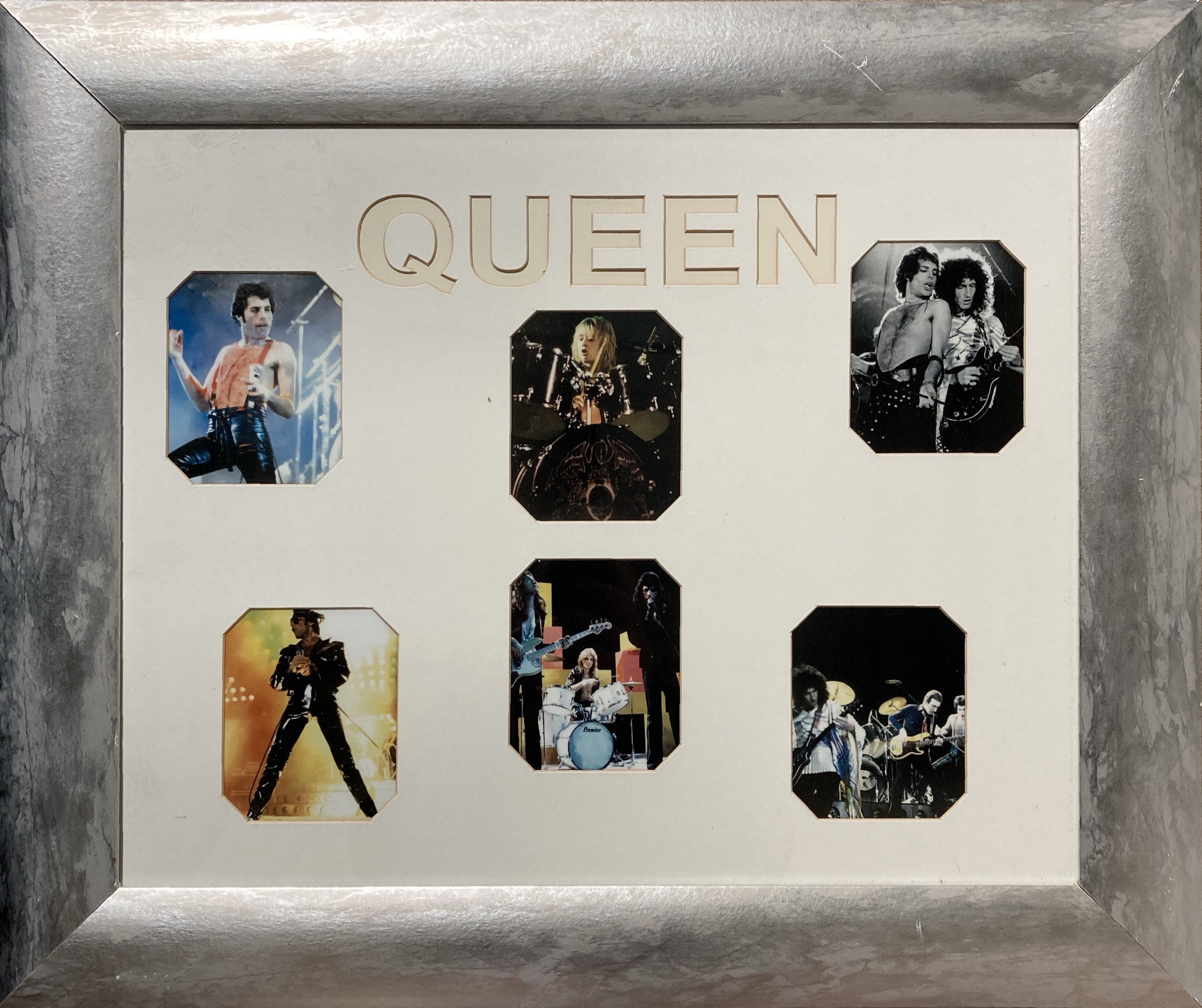Lot 51 - QUEEN - SHOP DISPLAYS / FRAMED ITEMS.