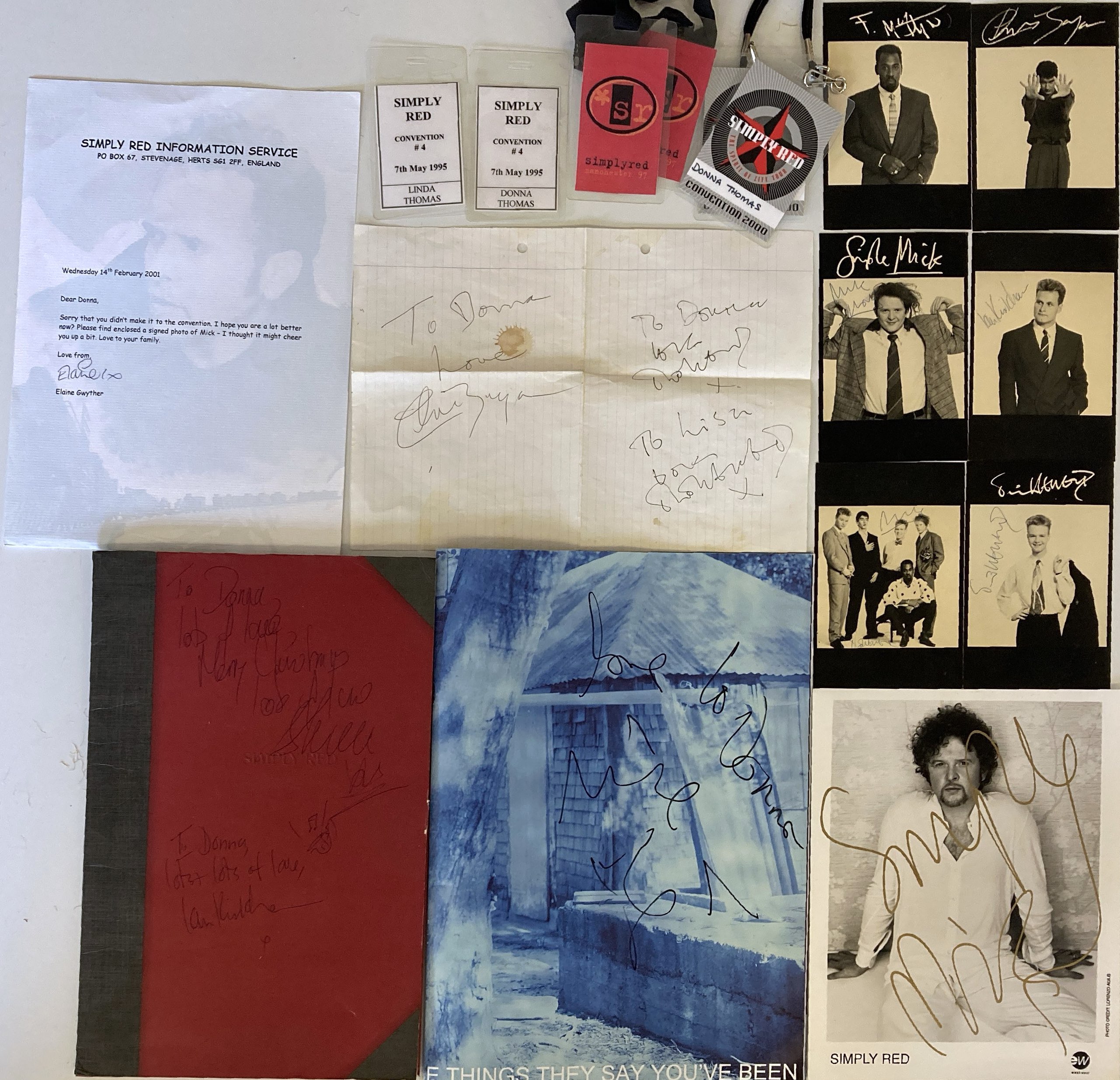 MICK HUCKNALL,直筆サイン入り, SIMPLY RED, 新品未開封 Mick Hucknall Signed Simply Red CD Autographed. Blue Eyed
