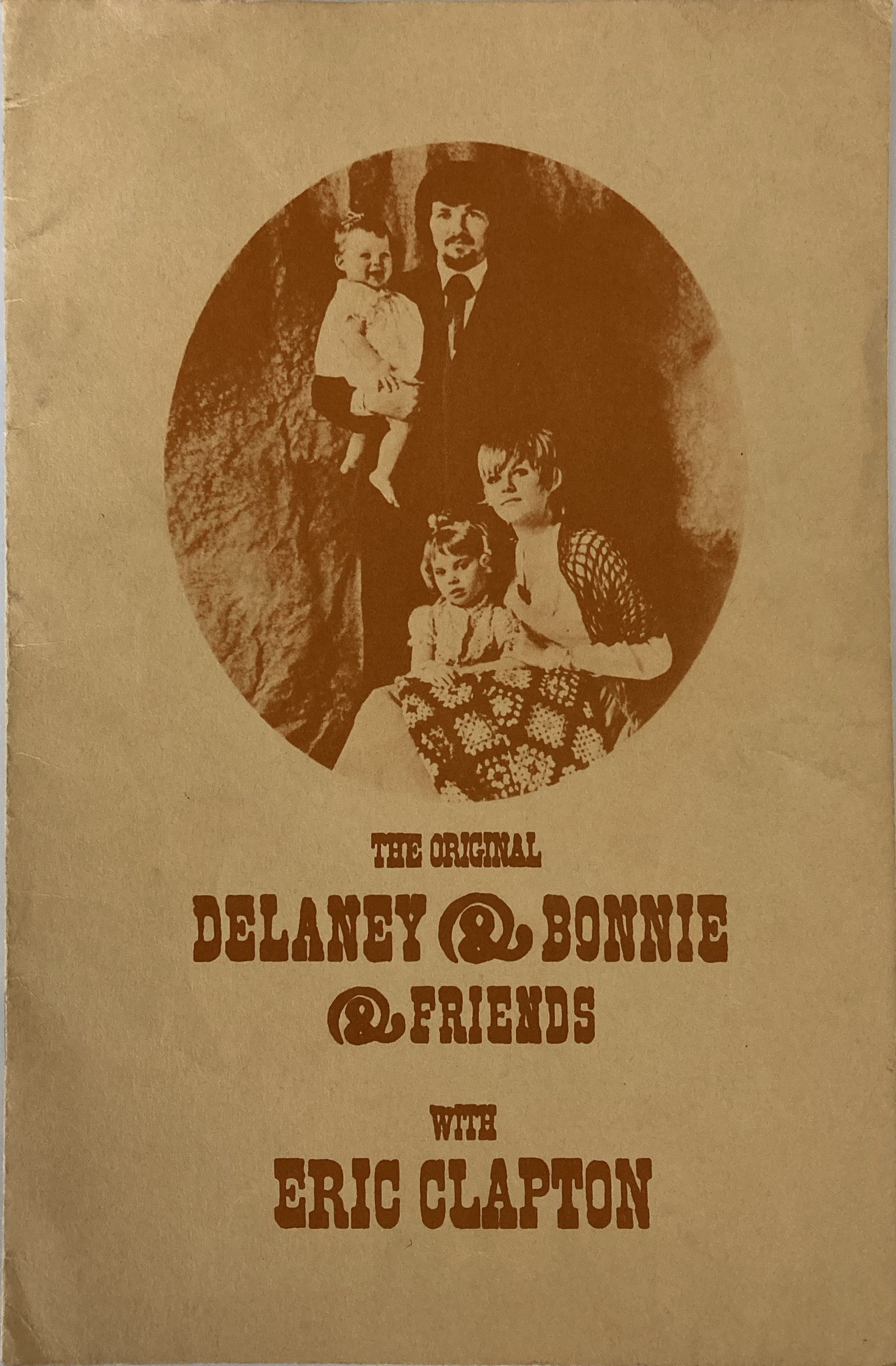 Lot 96 - ERIC CLAPTON DELANEY AND BONNIE 1969.