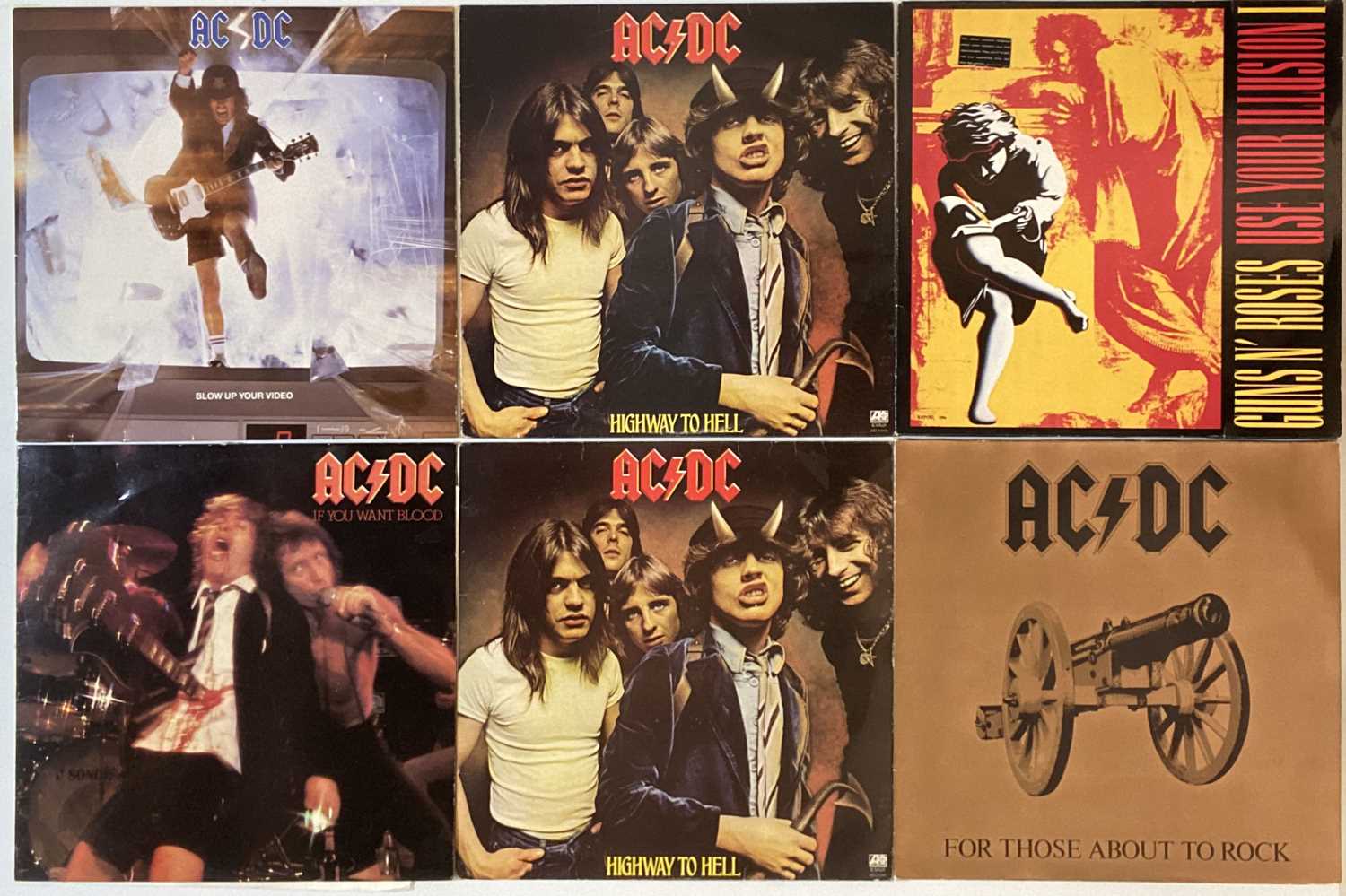 Lot 988 - HEAVY ROCK & METAL - LPs